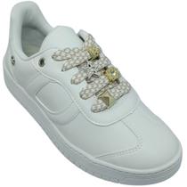 Tênis Dakota Feminino Casual com Cadarço e Enfeites Tênis Dakota Feminino Casual com Cadarço e Enfeites
