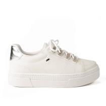 Tênis Dakota Flatform Com Strass Feminino Cor Branco