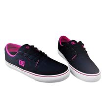 Tenis Dc New Flash Navy Pink White Dc Shoes