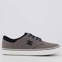 Tênis DC Plaza Lite Cinza Escuro Tênis DC Plaza Lite Cinza Escuro