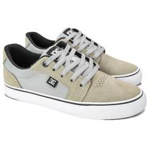 Tênis DC Shoes Anvil LA Grey White Tênis DC Shoes Anvil LA Grey White