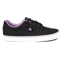 Tênis DC Shoes Anvil TX LA SM25 Masculino Black/Black/Lilac Tênis DC Shoes Anvil TX LA SM25 Masculino Black/Black/Lilac