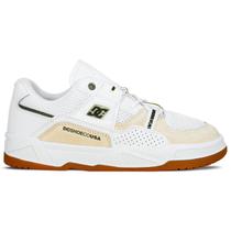 Tênis DC Shoes Construct IMP Unissex Branco Verde Tênis DC Shoes Construct IMP Unissex Branco Verde