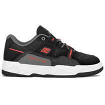 Tênis DC Shoes Construct IMP Unissex Preto Vermelho Tênis DC Shoes Construct IMP Unissex Preto Vermelho