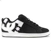 Tênis DC Shoes Court Graffik IMP Stencil Unissex Preto Cor:PretoTamanho:34