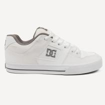 Tênis DC Shoes DC Pure WT25 Masculino White/White/Grey Tênis DC Shoes DC Pure WT25 Masculino White/White/Grey