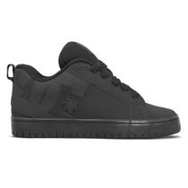 Tênis DC Shoes New Court Graffik SD Unissex Preto Tênis DC Shoes New Court Graffik SD Unissex Preto