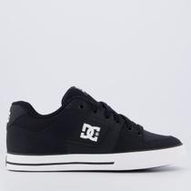 Tênis DC Shoes Pure Preto e Branco Tênis DC Shoes Pure Preto e Branco