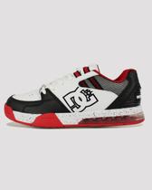 Tênis DC Shoes Versatile LE - White/ Black/ Athletic Red