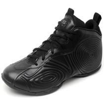 Tênis de Basquete Vision Suporte Premium e Desempenho Inigualável Numeros Grandes Preto