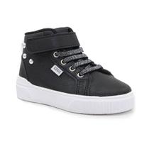 Tênis de Botinha Infantil Feminino Klin Sky Preto para Passeio Tênis de Botinha Infantil Feminino Klin Sky Preto para Passeio