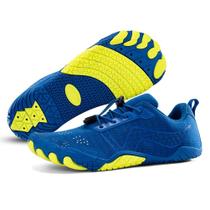Tênis de caminhada Hi-Y2K Girls Barefoot, antiderrapantes, para mulheres/homens, azul A8