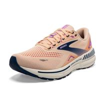 Tênis de corrida Brooks Adrenaline GTS 23 femininos - damasco/azul