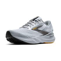 Tênis de corrida Brooks Adrenaline GTS 24 masculinos em liga/branco/dourado 10,5