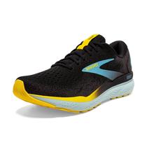 Tênis de Corrida Brooks Ghost 16 Masculino Preto Azul 11,5 Tênis de Corrida Brooks Ghost 16 Masculino Preto Azul 11,5