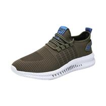 Tênis De Corrida Casual Leve E Respirável Masculino Com Cadarço E Sapatos Para Caminhada