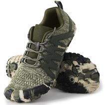 Tênis de corrida de trilha Weweya Barefoot masculinos tamanho 7,5 verdes Tênis de corrida de trilha Weweya Barefoot masculinos tamanho 7,5 verdes