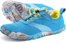 Tênis de corrida de trilha WHITIN Minimalist Barefoot masculinos azuis