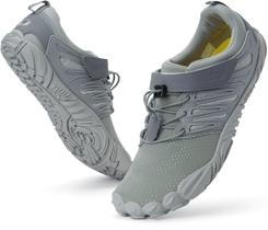 Tênis de corrida de trilha WHITIN Minimalist Barefoot Women Grey 42 Tênis de corrida de trilha WHITIN Minimalist Barefoot Women Grey 42