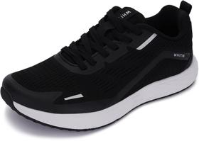 Tênis de corrida femininos WHITIN Wide Toe Box Zero Drop Size 8 pretos Tênis de corrida femininos WHITIN Wide Toe Box Zero Drop Size 8 pretos