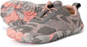 Tênis de corrida Joomra Minimalist Barefoot Women Cinza Rosa 38 Tênis de corrida Joomra Minimalist Barefoot Women Cinza Rosa 38