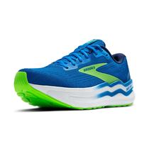 Tênis de corrida masculino Brooks Ghost Max 2 neutro, azul/verde, 8,5