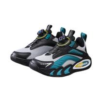 Tênis De Corrida Masculino Estilo Dad Com Blocos De Cores, Malha Respirável E Fecho De Fivela,