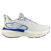 Tenis De Corrida Masculino Olympikus Pride 4 Original Cor:Branco/AzulTamanho:38