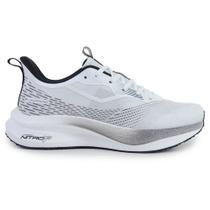 Tênis de Corrida Masculino Pegada Carbon Nitro Branco - 1908 Tênis de Corrida Masculino Pegada Carbon Nitro Branco - 1908