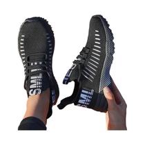 Tênis De Corrida Masculino Respirável Em Malha Para Verão Confortável Treinamento Esportivo Estilo Tênis De Corrida Masculino Respirável Em Malha Para Verão Confortável Treinamento Esportivo Estilo