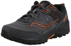 Tênis de Corrida Masculino Saucony Excursion TR14 Preto e Laranja 9W