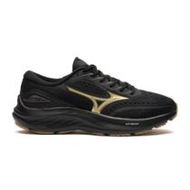 Tênis de Corrida Mizuno Action 3 Preto Dourado - Masculino 101062062 PTPT69