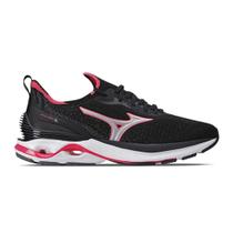 Tênis de Corrida Mizuno Wave Mirai 6 Preto Pink - Feminino