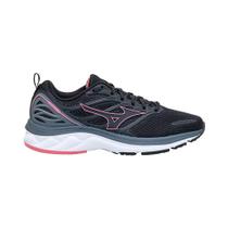 Tênis de Corrida Preto e Rosa Space 3 Mizuno