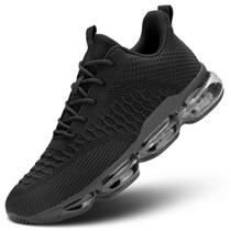 Tênis de corrida Socviis Air Cushion para homens pretos