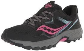 Tênis de Corrida Trail Feminino Saucony Excursion TR16, Preto, 38 Largura Ampla
