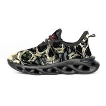 Tênis de corrida XKOWUO masculinos Slip On Fashion, verde, tamanho 11