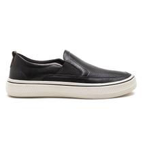 Tênis De Couro Democrata Masculino Slip On Denim Fender Elástico 290201