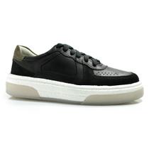 Tênis de Couro Masculino Democrata Beat Pulse 623101