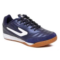 Tenis de Futsal Topper Maestro TD IV Azul Marinho/Dourado/Branco