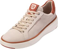 Tênis de golfe Cole Haan Grandpro Topspin feminino Light Sesame