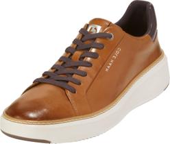 Tênis de golfe Cole Haan Grandpro Topspin para homens British Tan