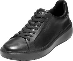 Tênis de golfe Cole Haan Grandpro Topspin para homens em couro preto