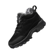 Tênis De Inverno Masculinos Pretos Para Caminhadas Ao Ar Livre E Botas De Escalada Em Montanha