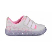 Tênis de Led Infantil Feminino Casual Pampili Sneaker 483.033 Tênis de Led Infantil Feminino Casual Pampili Sneaker 483.033
