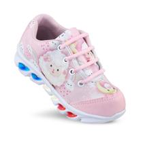 Tenis de led infantil meninas Ledstar calce facil Ovelha desenhos Luzinhas com luz Tenis de led infantil meninas Ledstar calce facil Ovelha desenhos Luzinhas com luz