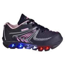 Tenis De Led Luzinha Infantil Feminino Ortokids