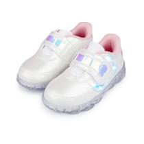 Tênis de Led Menina Pampili Liz Luz Holográfico Branco Tênis de Led Menina Pampili Liz Luz Holográfico Branco