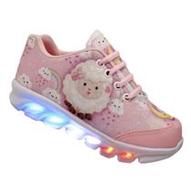 Tênis de Led Ortokids Infantil Menina Ovelha Tênis de Led Ortokids Infantil Menina Ovelha