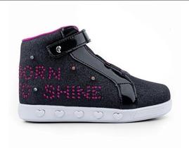 Tênis De Led Sneaker Pampili Luz Born To Shine 165.132